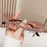 Handmade diamond studded sunglasses