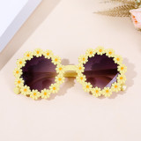 Children's Daisy Round Frame Petal Glasses