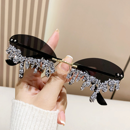 Handmade diamond studded sunglasses