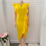 Large Split Irregular Banquet Dress