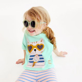 Knitted pure cotton children's t-shirt