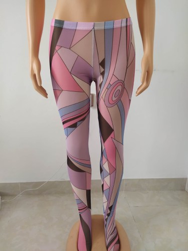 Women's digital printed tight leggings