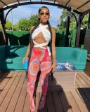 Women's digital printed tight leggings