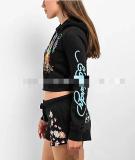 Positioning printed fashion casual set