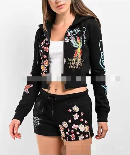 Positioning printed fashion casual set