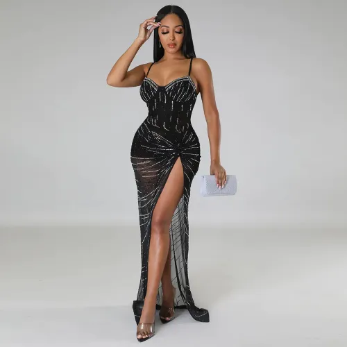 Sling long dress
