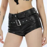 Mid low rise nightclub shorts