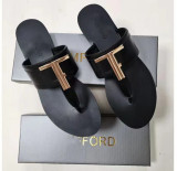 Women's sandals, small TF herringbone flip flops