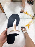 Women's sandals, small TF herringbone flip flops