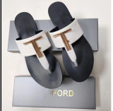 Women's sandals, small TF herringbone flip flops