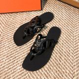 Jelly women's shoes, herringbone clip on sandals