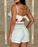 Women's camisole jumpsuit shorts