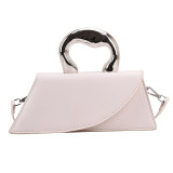Handheld single back crossbody PU women's bag