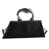 Handheld single back crossbody PU women's bag