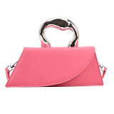 Handheld single back crossbody PU women's bag