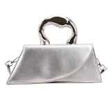 Handheld single back crossbody PU women's bag