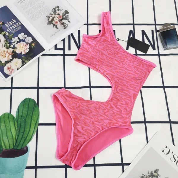 Waist revealing and slimming bikini swimsuit