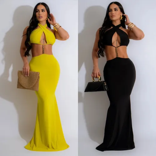 Adjustable strap oversized dress