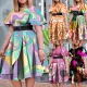Women's commuting slim fit plus size dress