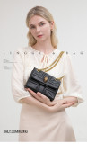 Ling grid chain shoulder bag crossbody bag