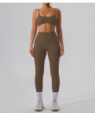 Quick drying tight fitting vest, pants sports suit