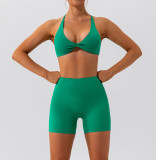 Two piece set of sports shorts