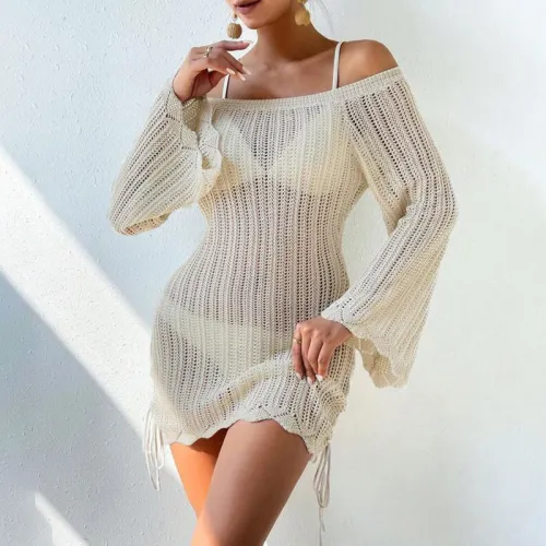 Beach bikini swimsuit, cover up, sun protection suit