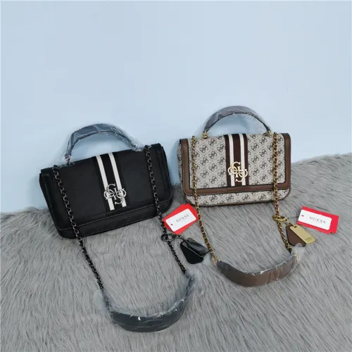 Single shoulder crossbody bag, chain cloth bag, printed striped bag