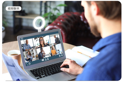 Circular magnetic selfie mini fill light for mobile phones