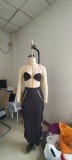Strap elastic skirt set