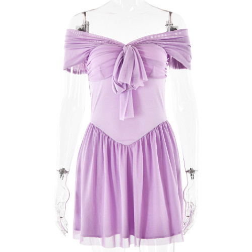 Strapless and backless dress