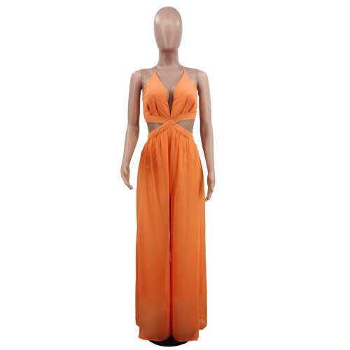 Loose chiffon women's jumpsuit