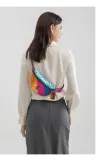 Colorful chain shoulder crossbody bag