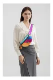 Colorful chain shoulder crossbody bag