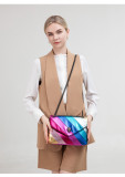 Splicing chain shoulder crossbody bag Rainbow Eagle Head bag