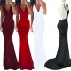 Camisole backless long skirt