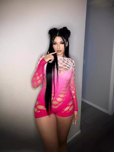 High elasticity tie dye hollow out long sleeved jumpsuit