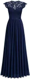 Chiffon jumpsuit long skirt