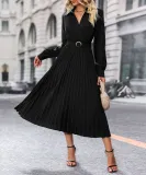Solid color dress