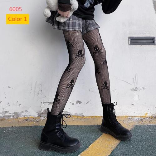 Hollowed out fishing net socks