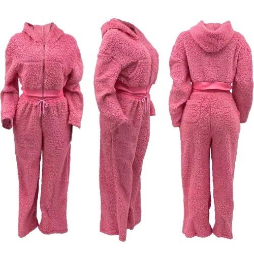 Bubble velvet long set