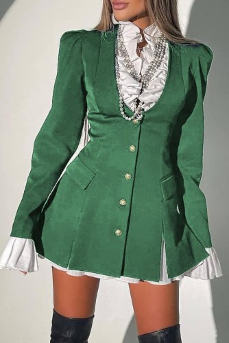 Suit jacket, fake two dresses