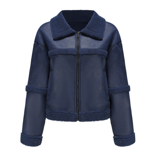 Suede suede jacket windproof jacket