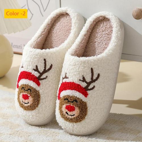 Warm cartoon cotton slippers