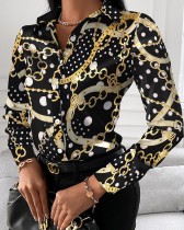 Single breasted cardigan shirt top