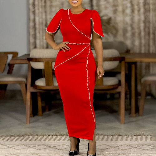 Elegant banquet dress, long skirt
