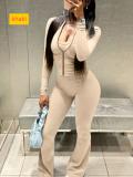 Cardigan top slim fit flared pants set