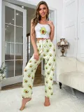 Avocado camisole pajama pants two-piece home outfit