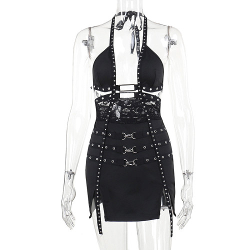Tailored hollow dress