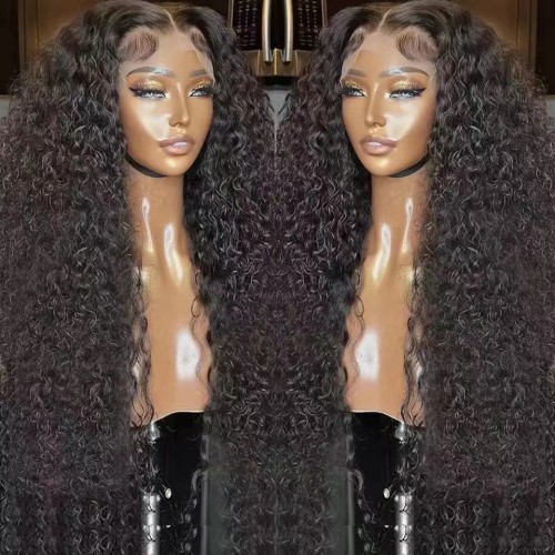 Small roll wig with lace headband in front